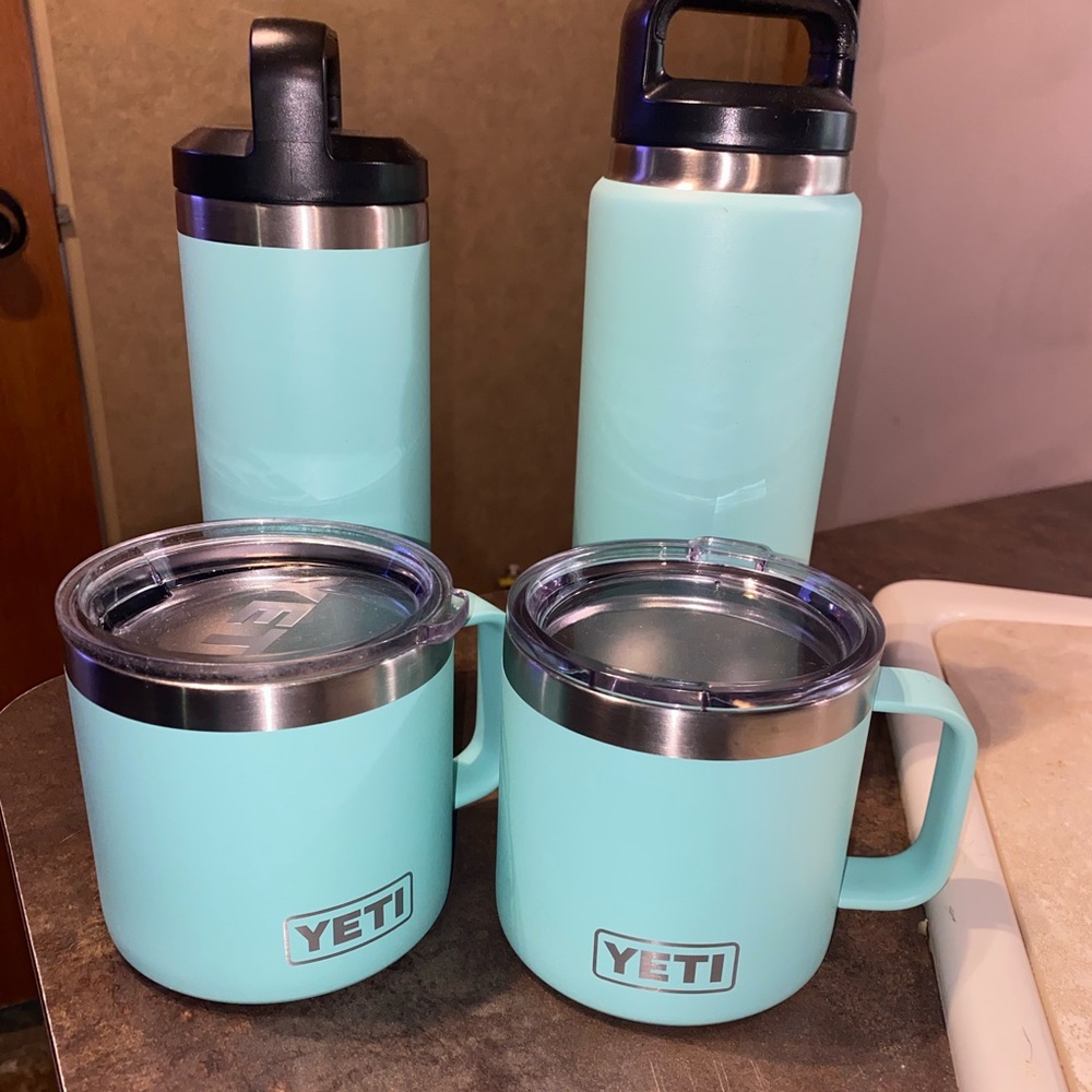 Barely used yeti mugs!